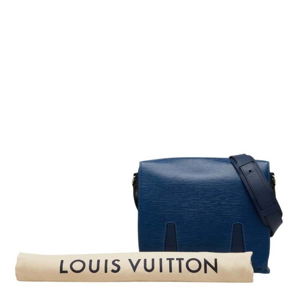 Louis Vuitton Epi Harrington Messenger PM Shoulder Bag M53407 Blue Azur Leath... - Picture 12 of 12